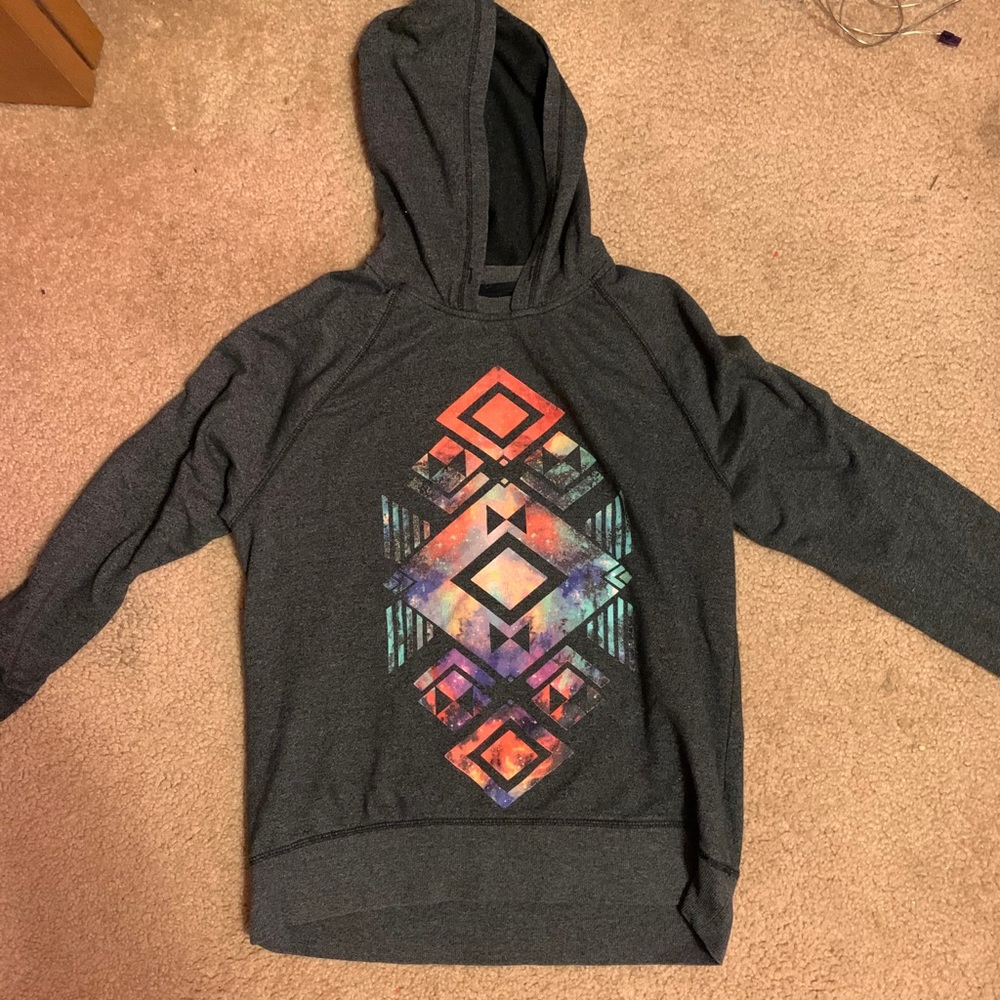 grey “galaxy” hoodie